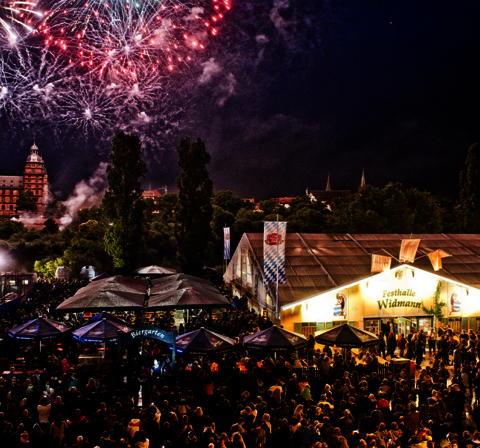 Volksfest Aschaffenburg - Festhalle Widmann