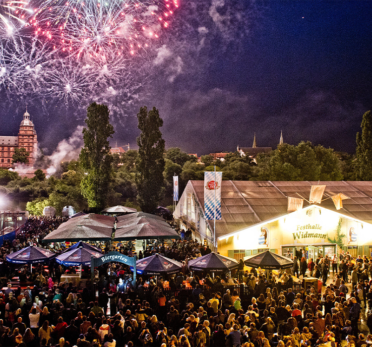 Volksfest Aschaffenburg Feuerwerk